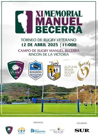 Rincón de la Victoria celebrará el XI Memorial Manuel Becerra con un torneo que reunirá a un centenar de jugadores veteranos el próximo 12 de abril