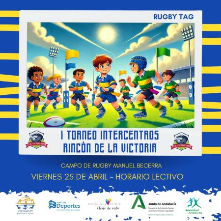 Rincón de la Victoria acogerá el I Torneo Intercentros de Rugby Tag con unos 250 estudiantes de 4º de Primaria del municipio