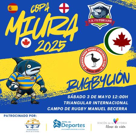 Rincón de la Victoria celebrará el torneo internacional de rugby `Copa Miura´ con cuatro equipos y más un centenar de jugadores seniors