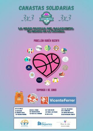 Rincón de la Victoria celebra la final del Torneo 3x3 'Canastas Solidarias' a beneficio de la Fundación Vicente Ferrer