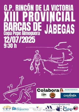 Rincón de la Victoria acogerá la 8º prueba de la XIII Liga Provincial de Barcas de Jábegas, Copa Pepe Almoguera