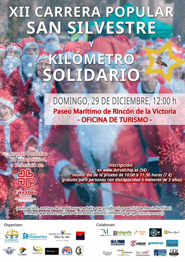 Imagen Rincón de la Victoria celebrará la XII Carrera Popular San Silvestre y el Kilómetro Solidario el domingo 29 de diciembre